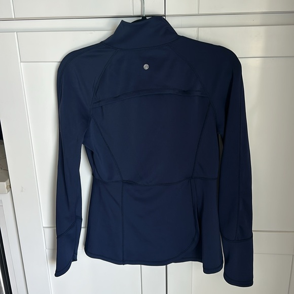 Apana Navy Blue Full Zip Sweatshirt Jacket Womens Small - Picture 7 of 7